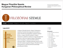 Tablet Screenshot of filozofiaiszemle.net